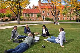 Students hanging out