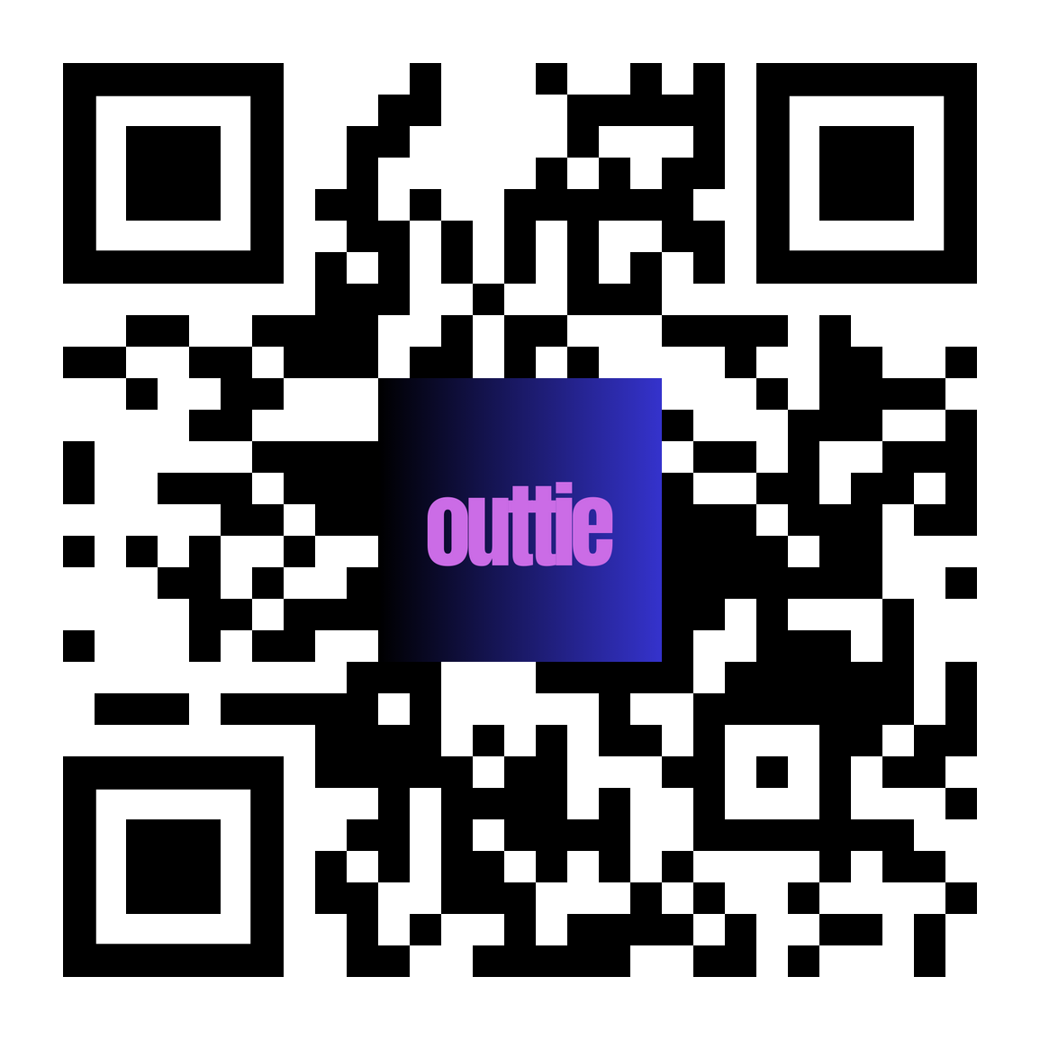 Download Outtie App QR Code